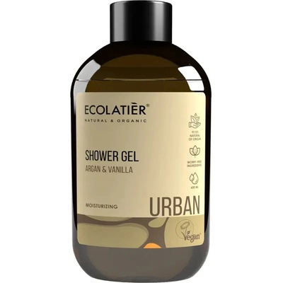 ECOLATIER URBAN ARGANA VANILLA hydratačný sprchový gél 600 ml