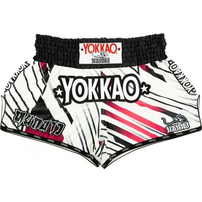 Muay Thai trenky YOKKAO Power biele
