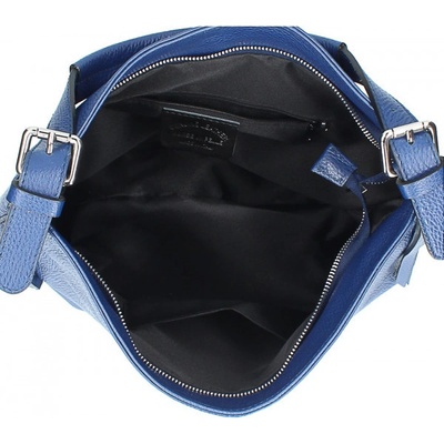 Made In Italy listová kabelka 717 tmavo hnedá