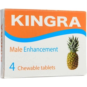 Kingra 4 Дъвчащи таблетки за постигане на твърда и продължителна ерекция