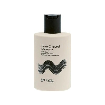 Rapunzel of Sweden Detox Charcoal Šampon Unisex 200 ml