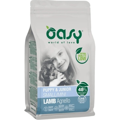 Oasy One Protein Mini Puppy jahňacie 2,5 kg