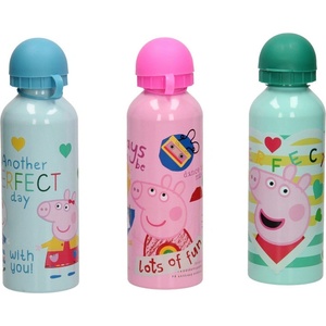 Kids Licensing Алуминиево шише KIDS Licensing - Peppa Pig, 500 ml, асортимент (PP17040)