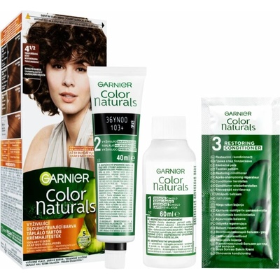 Garnier Color Naturals Creme farba na vlasy odtieň 4.12 Pure Chocolate