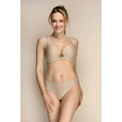 Timo Vystužená bezšvová Push-UpBra Gingerbread 046835 Tělová
