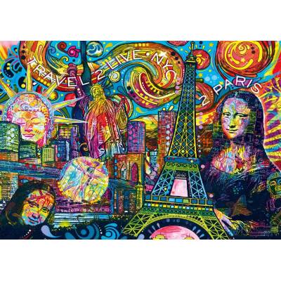 Bluebird Puzzle - Puzzle Iconic Travel - 1 000 piese