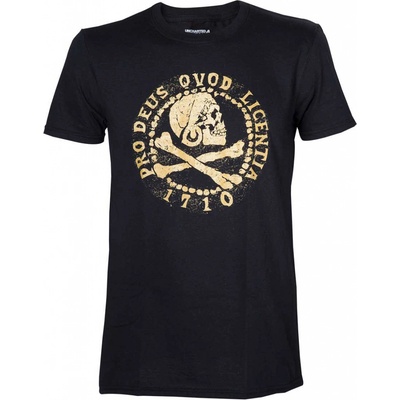 Uncharted 4 Skull Logo Gold