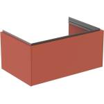 Ideal Standard Atelier Conca стенен шкаф с 1 чекмедже, червено-оранжев, 80 см (T4578Y3)