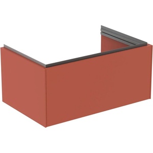 Ideal Standard Atelier Conca стенен шкаф с 1 чекмедже, червено-оранжев, 80 см (T4578Y3)