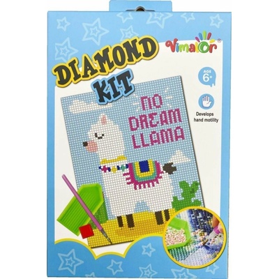 Diamantové malování - Lama