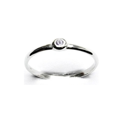 Čištín Zlatý prsten zirkon ametyst bílé i žluté zlato T 1523