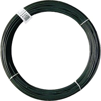 Viazací drôt, zelený, ø 2 mm × 100 m, plastifikovaný, 16201872