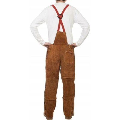 Weldas kožené svářečské zástěry Lava Brown