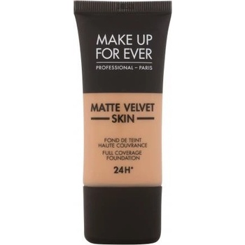 Make Up For Ever Matte Velvet Skin 24H vysoko krycí a zmatňujúci make-up Y375 Golden Sand 30 ml