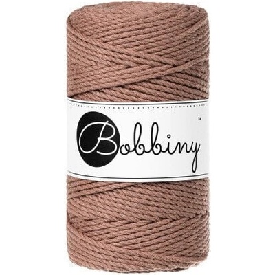 Bobbiny 3PLY Macramé Rope 3 mm 100 m Mocha Mossa юта (TS-E098)