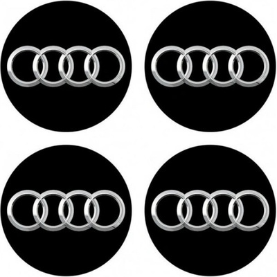 Samolepky živicové 3D AUDI 4ks AutoZulu