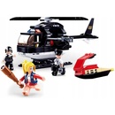 Stavebnice Sluban Sluban B0651 Policie Helikoptéra a zlodějka na skútru