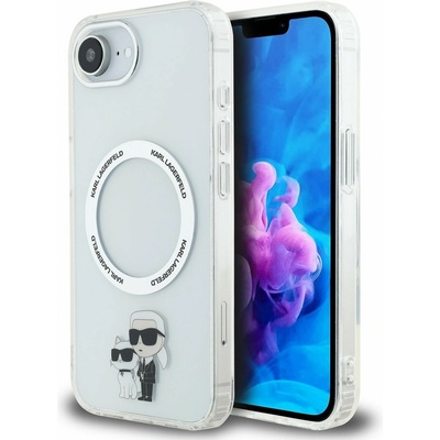 KARL LAGERFELD IML Карл и Шупет MagSafe Заден Капак за iPhone 16e Прозрачен Karl Lagerfeld | Byal | ЖЕНИ | UNI