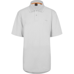 Boss Блуза с яка Boss Men's Peoxfordnew Short-Sleeve Polo Shirt - Pastel Grey