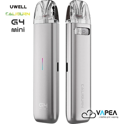 Uwell Caliburn G4 MINI 1100 mAh Light Silver 1 ks