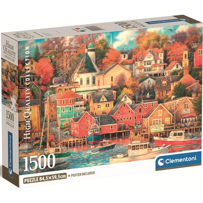Clementoni Пъзел Clementoni от 1500 части - Пристанище Добри времена (31713)