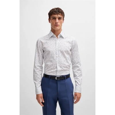 HUGO BOSS H-Hank Kent Slim Fit Shirt - Light Blue