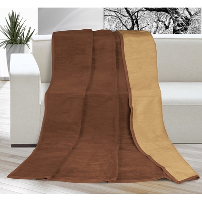 Brotex deka Kira Plus čokoládová/oriešková 150x200