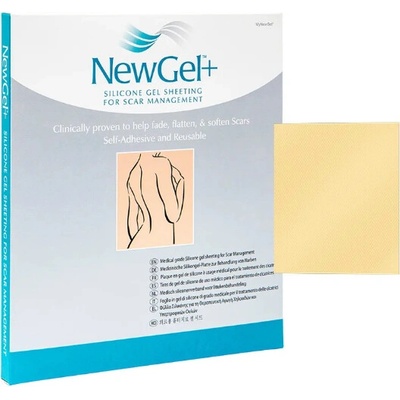 New Gel+ New Gel- Béžová silikonová náplast 1 ks
