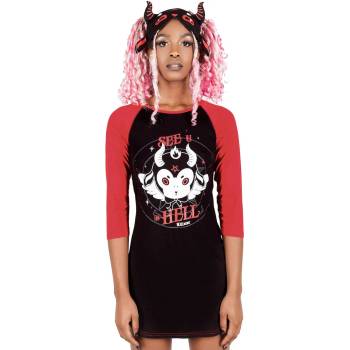 Image 1 of KILLSTAR дамска тениска (пижама) KILLSTAR - See U In Hell - KSRA003170