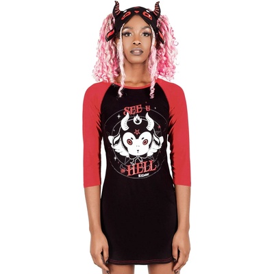 KILLSTAR дамска тениска (пижама) KILLSTAR - See U In Hell - KSRA003170