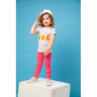 Winkiki Kids Wear Dívčí legginy Travel růžová