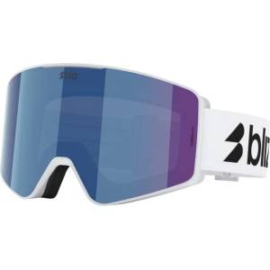Bliz Ски маска Bliz G001 S3 Ski goggles - Matte White / Brown with Blue Multi - размер One Size (417-6335-0311)