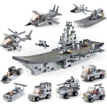 Sluban B0537 Aircraft Carrier Letadlová loď 9v1 1001 ks