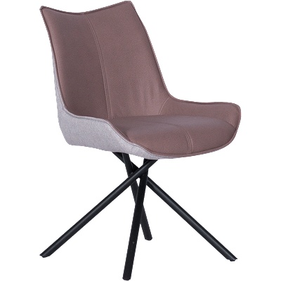 Carmen Трапезен стол halton - кафяв dx-035