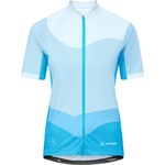 Vaude Дамска фланелка с къс ръкав за колоездене Vaude Women's Posta Full Zip Tricot III Cycling jersey - Aqua - размер 42 (EU) (156-2550-0414)