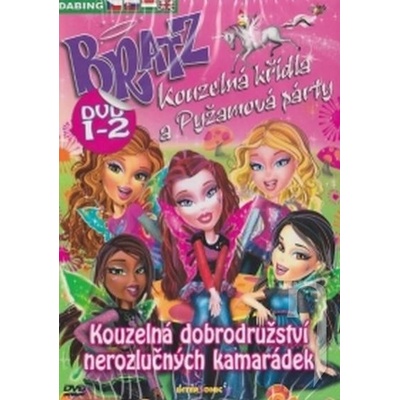Bratz 1-2: Kouzelná křídla + pyŽamová párty DVD
