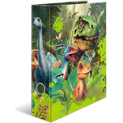 Herma Класьор Dino World, картонен, 7 cm, на динозаври (1070100099)
