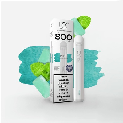 IZY VAPE ONE Mint 18 mg White 800 poťahov