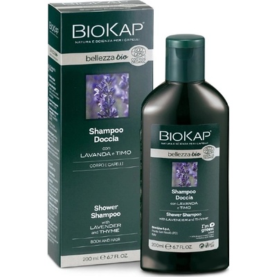 Biokap Bellezza Bio šampón a sprchový gél 200 ml