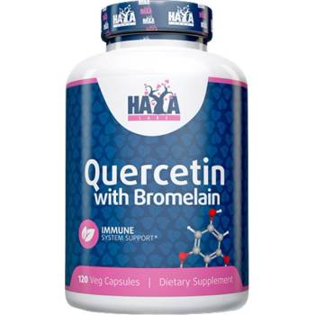 Image 1 of Haya Labs Quercetin with Bromelain [120 капсули]