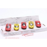 Bburago Колички 5-Car Set Ferrari red / yellow 1: 64 (Bburago) (24069)