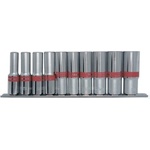 MTX Комплект удължени вложки mtx 135919, 3/8″, 8-19 мм, 10 бр