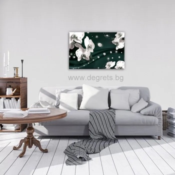 Image 1 of Картина Канава Абстракция Орхидеи 5 3d s