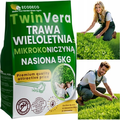 Tráva Univerzálne semená odolné voči pošliapaniu 5 kg s mikroďatelinou 200 m2