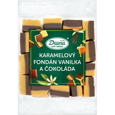 Diana Karamelový fondán vanilka a čokoláda 100 g