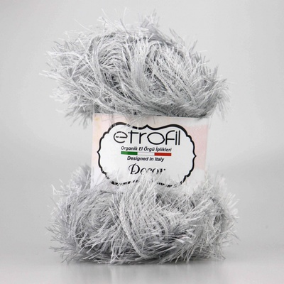 Etrofil Příze Decor 79034 světle šedá