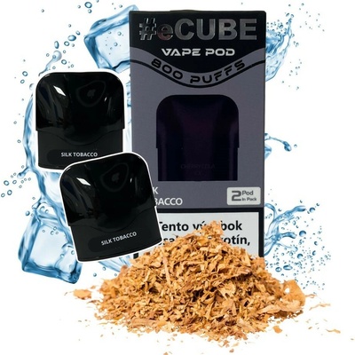 ECUBE SILK TOBACCO 2ks