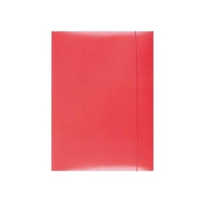 Kartónový obal s gumičkou Office Products červený