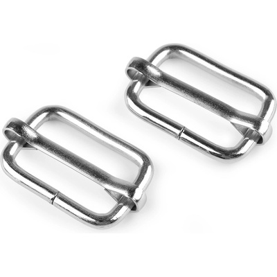 Prima-obchod Posunovač na popruhy šíře 20 mm, barva 1 nikl – Zboží Dáma