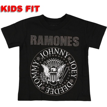 Image 1 of ROCK OFF детска тениска Ramones - Presidential Seal Embellished - ROCK OFF - RATS56BB